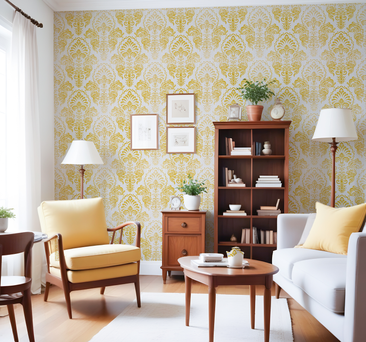 barokove tapety zlaté prevedenie - Tenstickers