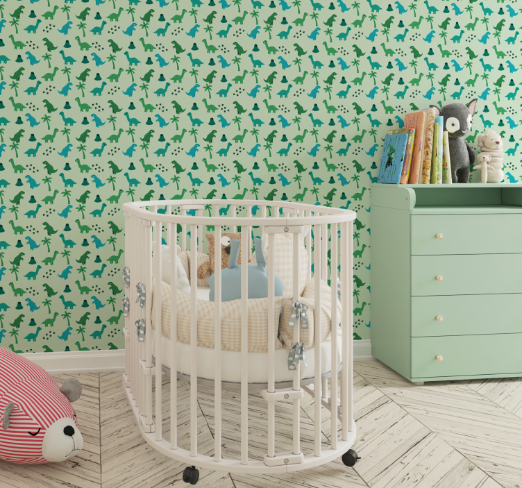tapeta dinosaury motívy dinosaurov - Tenstickers