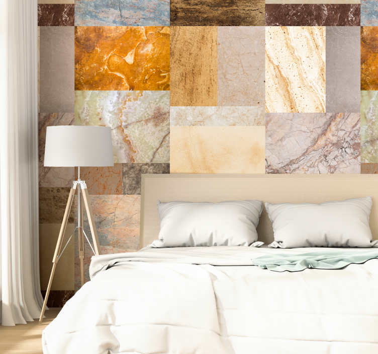 Elegancia mramorovej textúrovanej tapety - Tenstickers