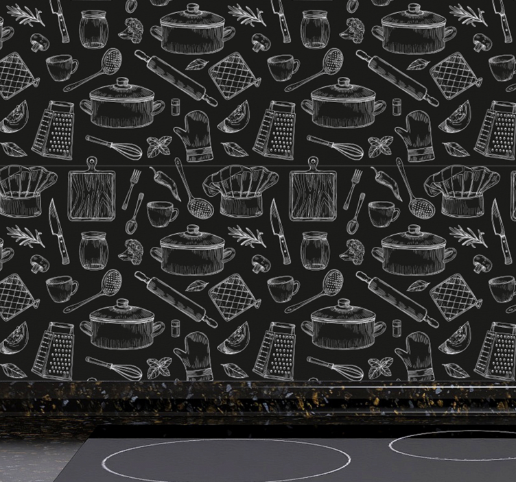 Elegantný príbor moderné tapety - Tenstickers