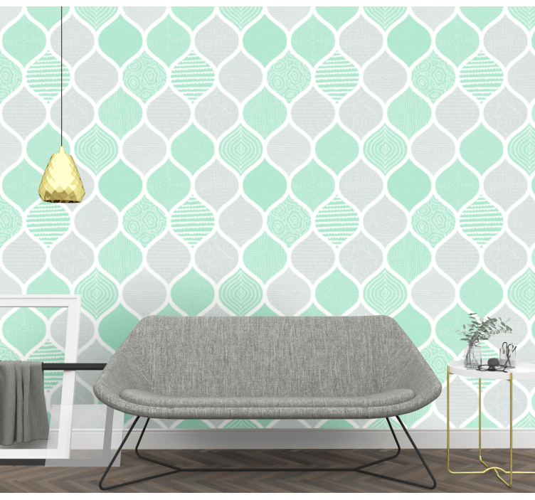 Geometrické kresby a tvary moderné tapety - Tenstickers