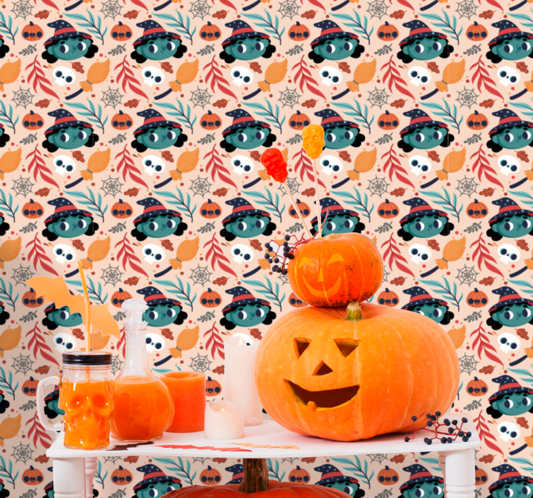 halloweenske tapety jesenná slávnosť - Tenstickers