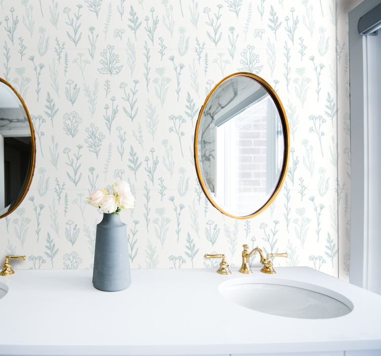 kvetinová tapeta botanická flóra - Tenstickers