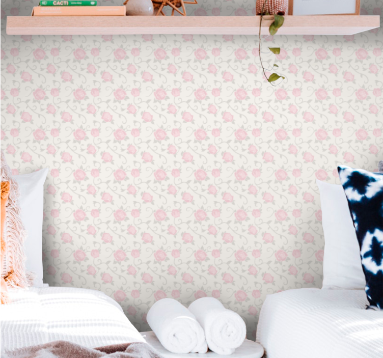 kvetinová tapeta okrasné kvety - Tenstickers