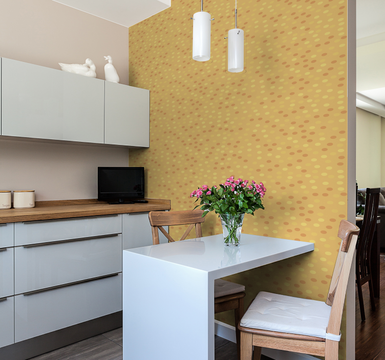 Pomaranče v kruhoch kuchyňa mesiac tapety - Tenstickers