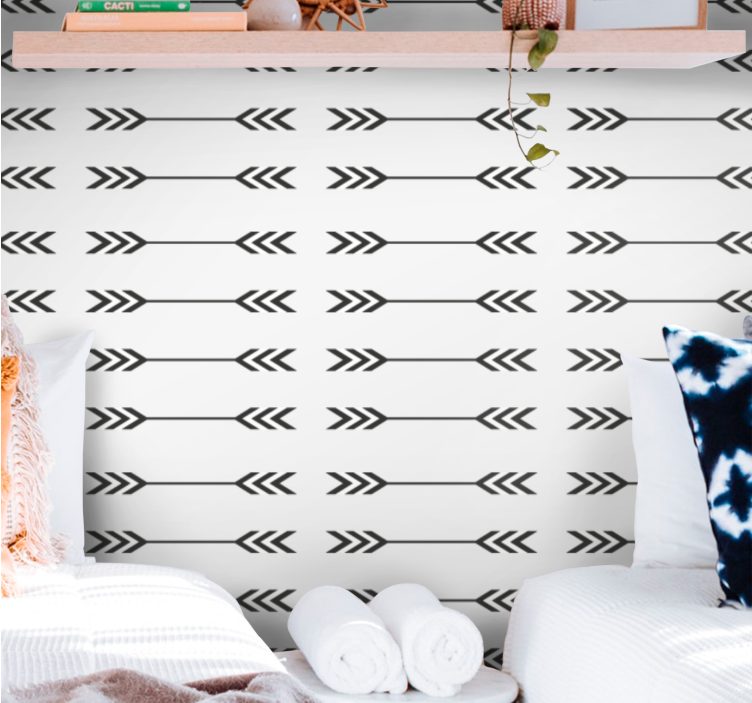 tapety na mieru minimalistické vzory šípok - Tenstickers