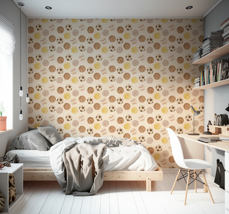 Vintage guličky vzor vintage tapety - Tenstickers