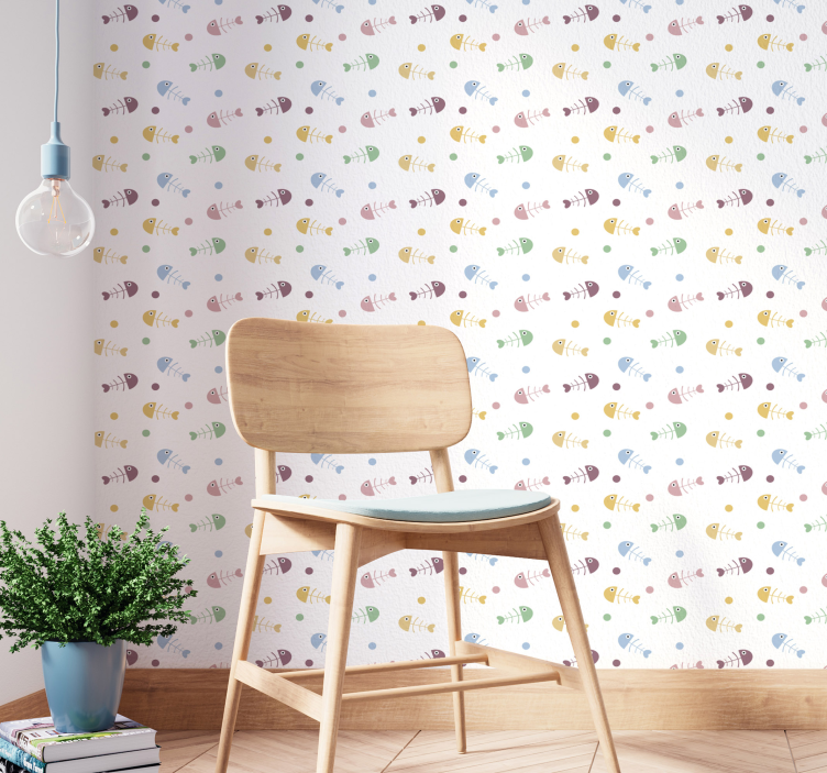 Rybie kosti zvieracie tapety - Tenstickers