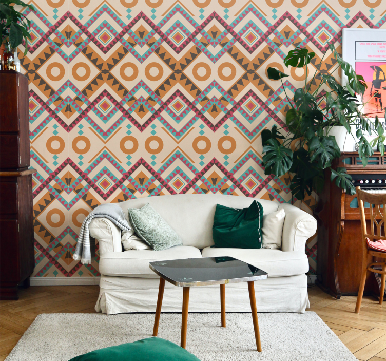 Tapeta na stenu diamantový vzor - Tenstickers