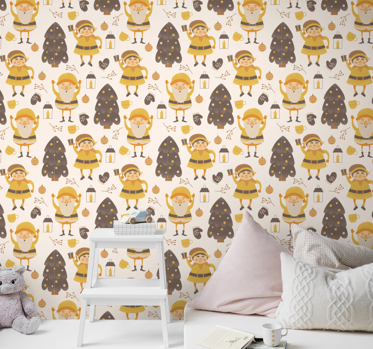 vianočné tapety lesní priatelia - Tenstickers