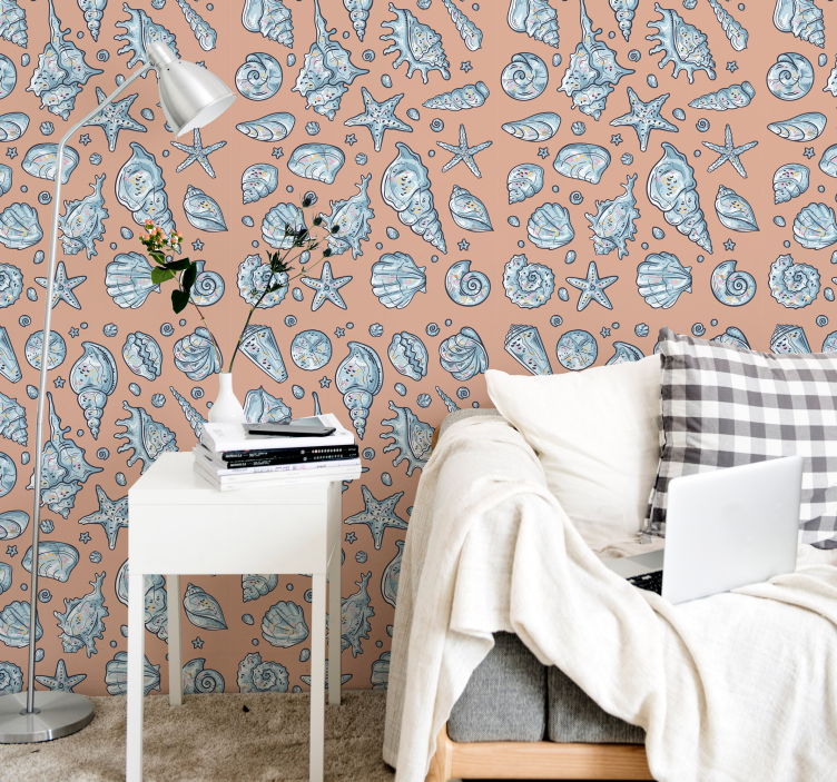 Tapety s rybami mušle a hviezdice - Tenstickers