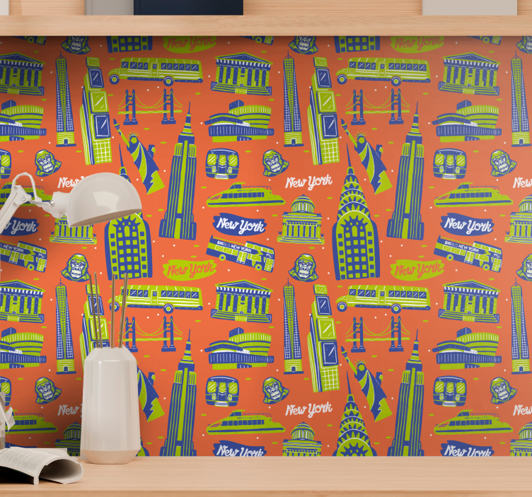 tapeta new york mestské dominanty - Tenstickers