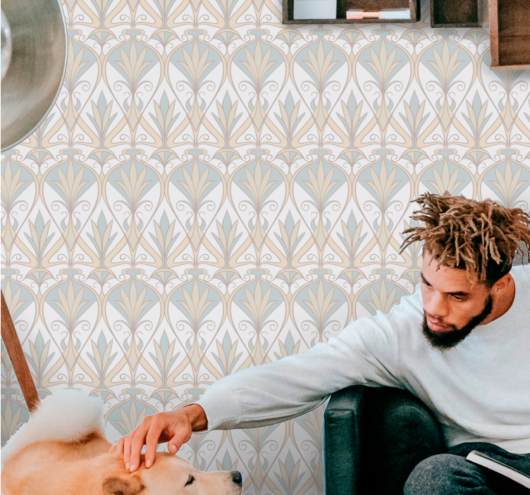 tapeta obkladačky oživenie art deco - Tenstickers