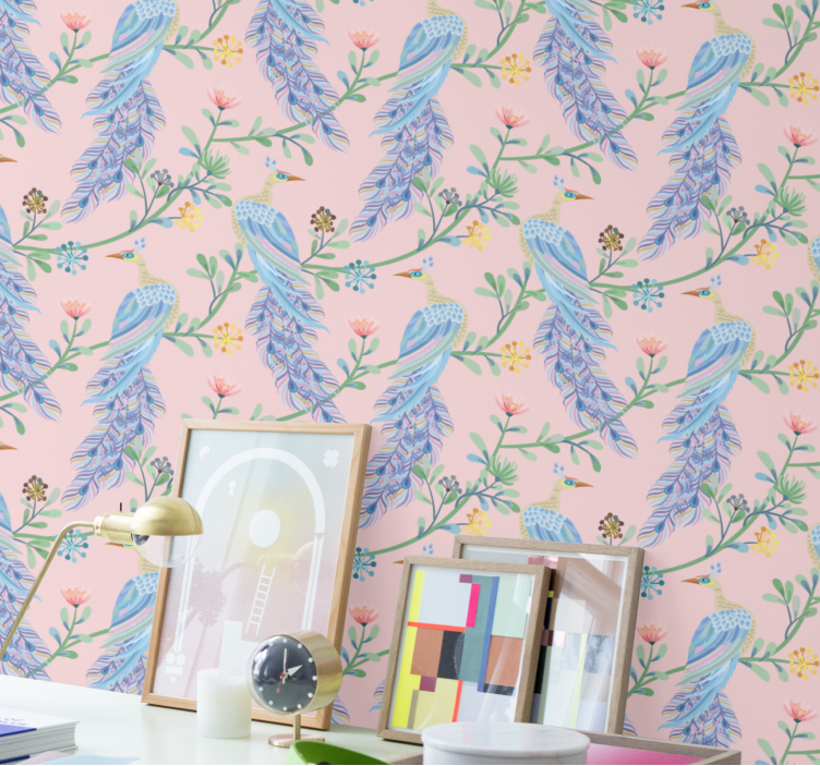 tapeta vtaky elegantné operené stvorenia - Tenstickers