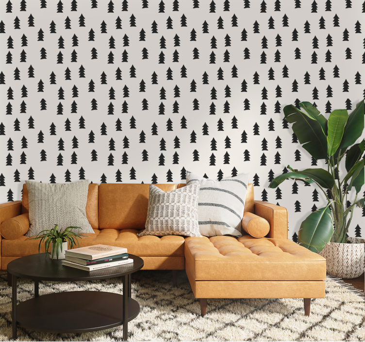 Tapeta na stenu vzor stromy - Tenstickers