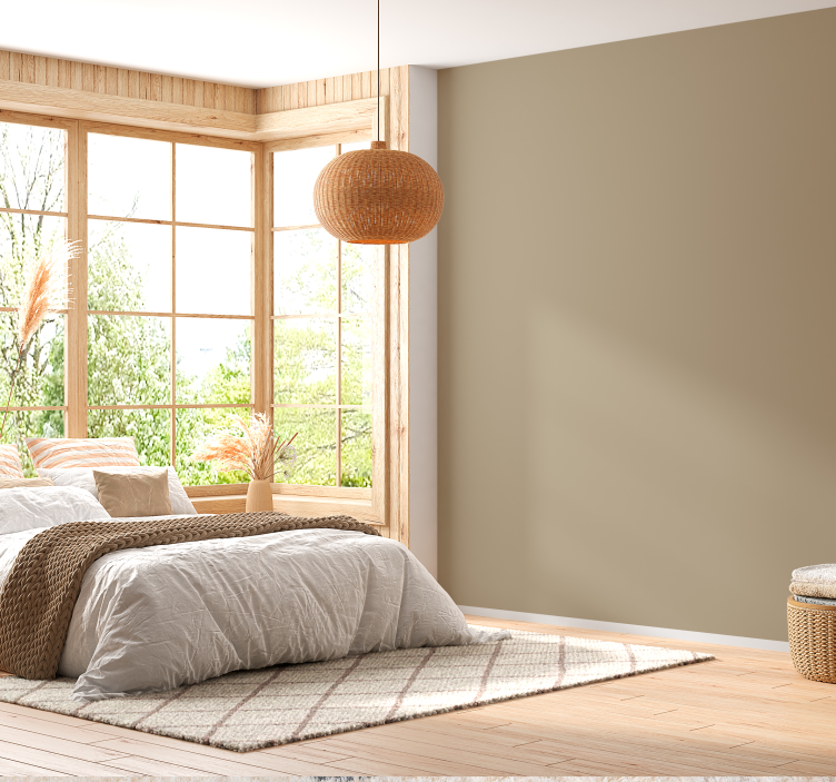 Dizajnová tapeta v béžovom tóne - Tenstickers