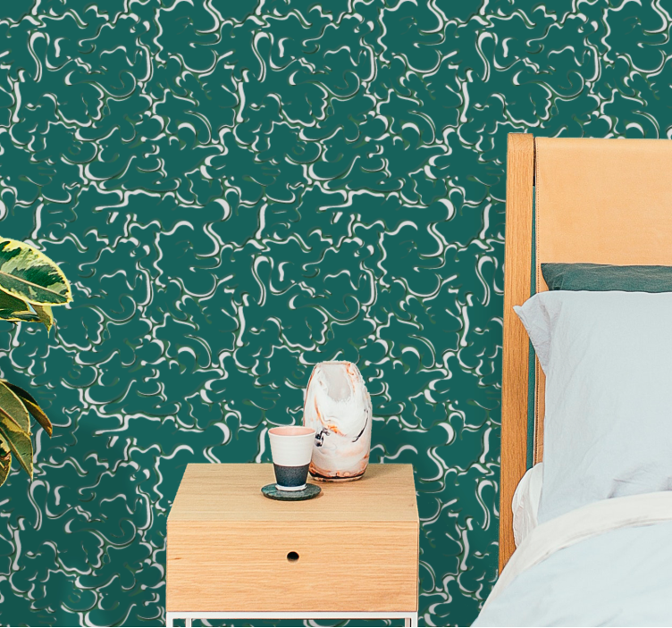 tapety geometrické vzory abstraktné víry - Tenstickers