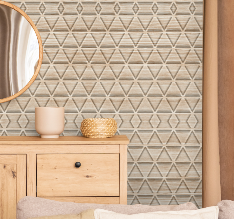 tapety na stenu trojuholniky 3d vrstvy textúry - Tenstickers