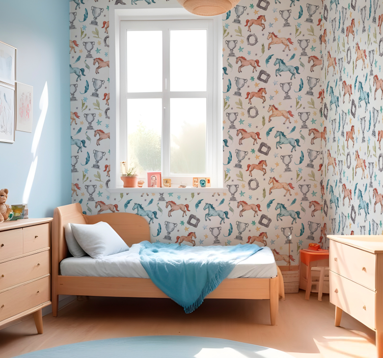 tapety kone jazdecké prostredie - Tenstickers