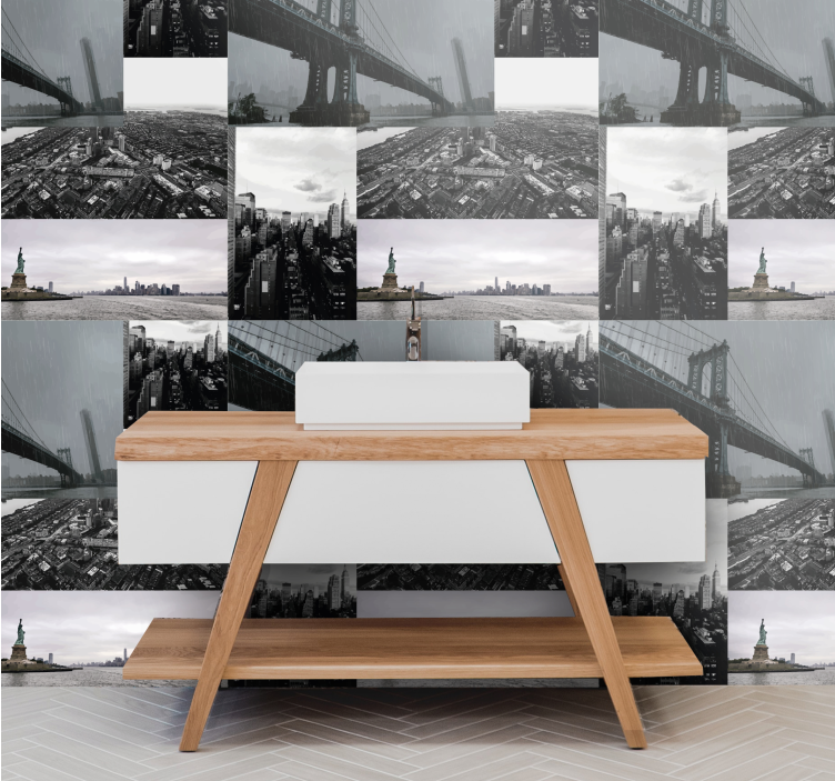 tapety mesto metropolitná montáž - Tenstickers