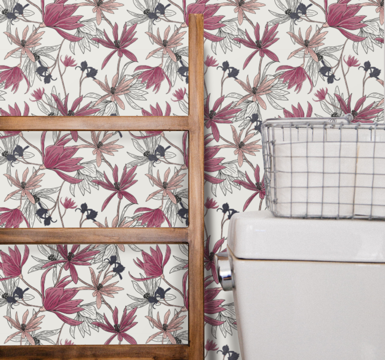 tapety na stenu kvety kvetinová botanická výstava - Tenstickers