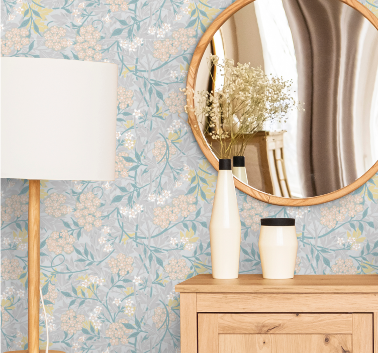 tapety na stenu kvety kvetinová elegancia hortenzie - Tenstickers