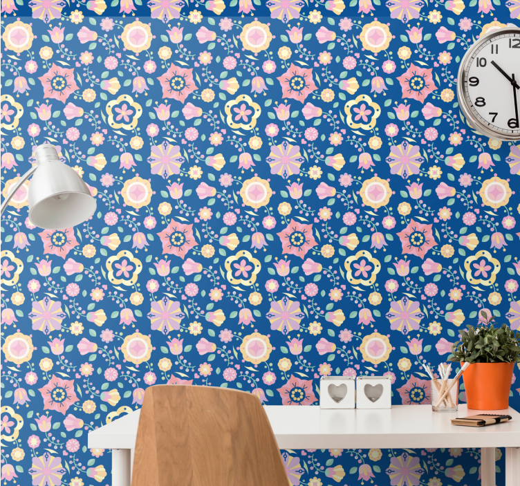 tapety na stenu kvety kvetinová kvetová kompozícia - Tenstickers