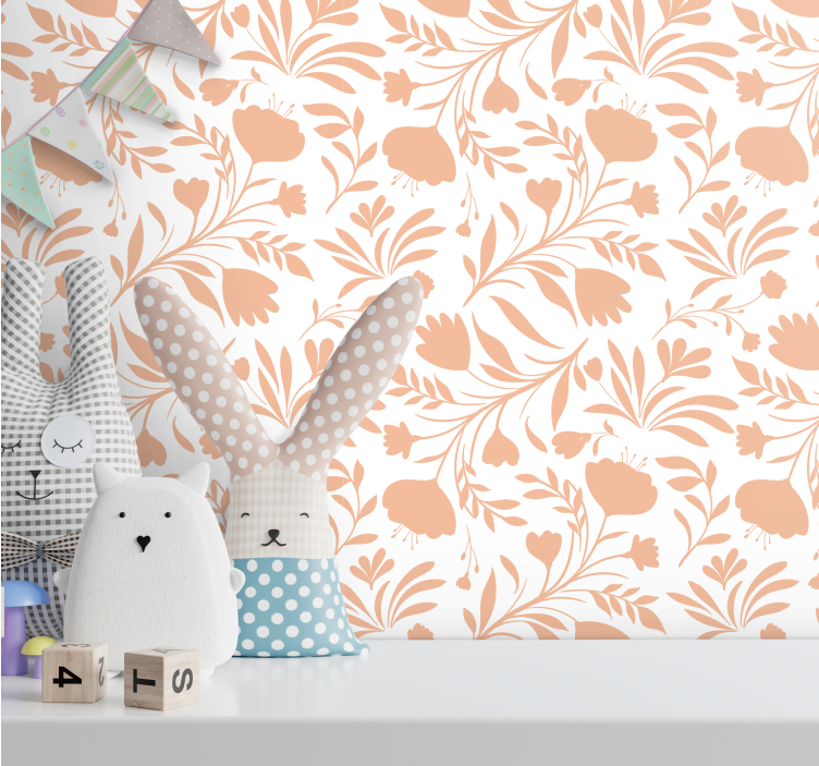 tapety na stenu kvety kvetinové jarné vibrácie - Tenstickers