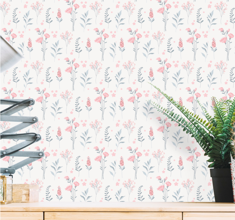 tapety na stenu kvety kvetinový záhradný štýl - Tenstickers