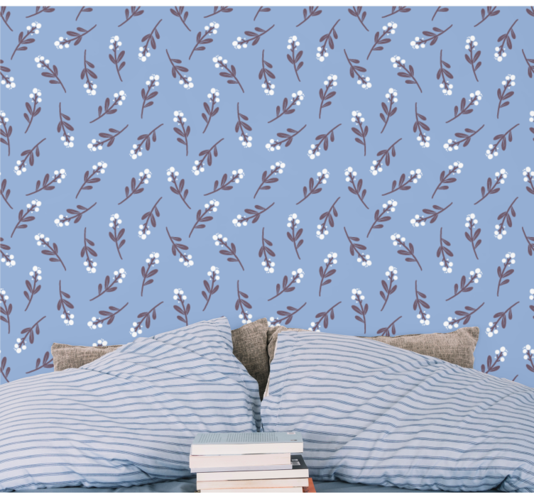 tapety na stenu kvety motív kvetinových konárov - Tenstickers