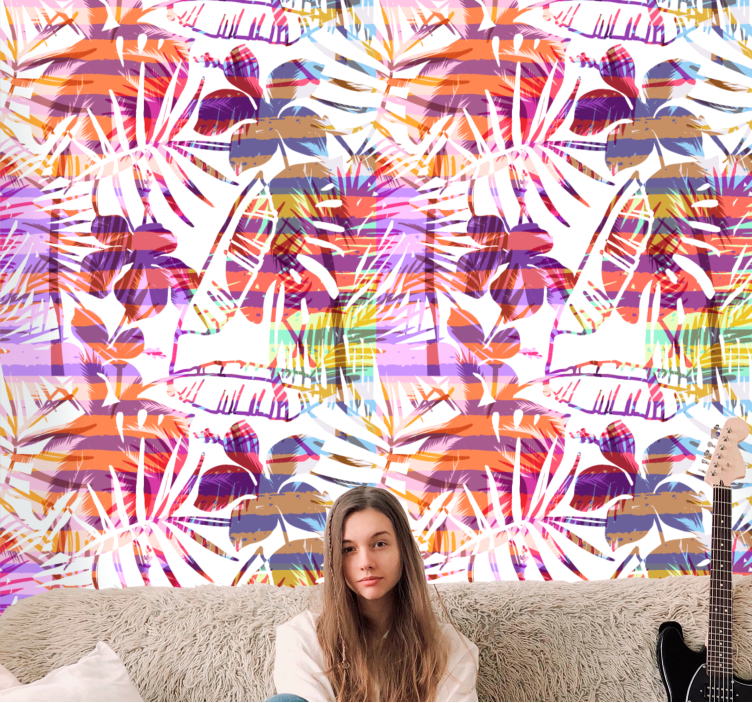 tapety na stenu kvety živé kvetinové vzory - Tenstickers