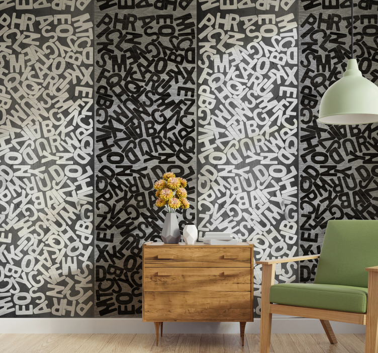 tapety s nápismi abecedný chaos - Tenstickers