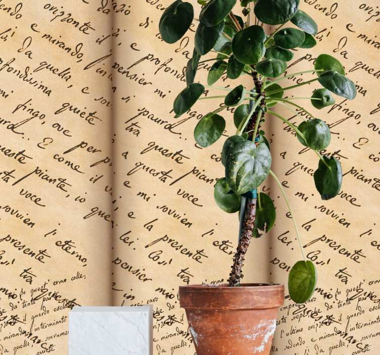 tapety s nápismi motív kurzívy - Tenstickers