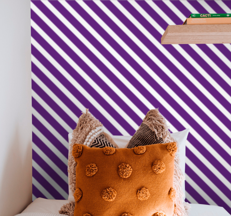 Tapety s horizontálnymi pruhmi pruhovaná atmosféra - Tenstickers