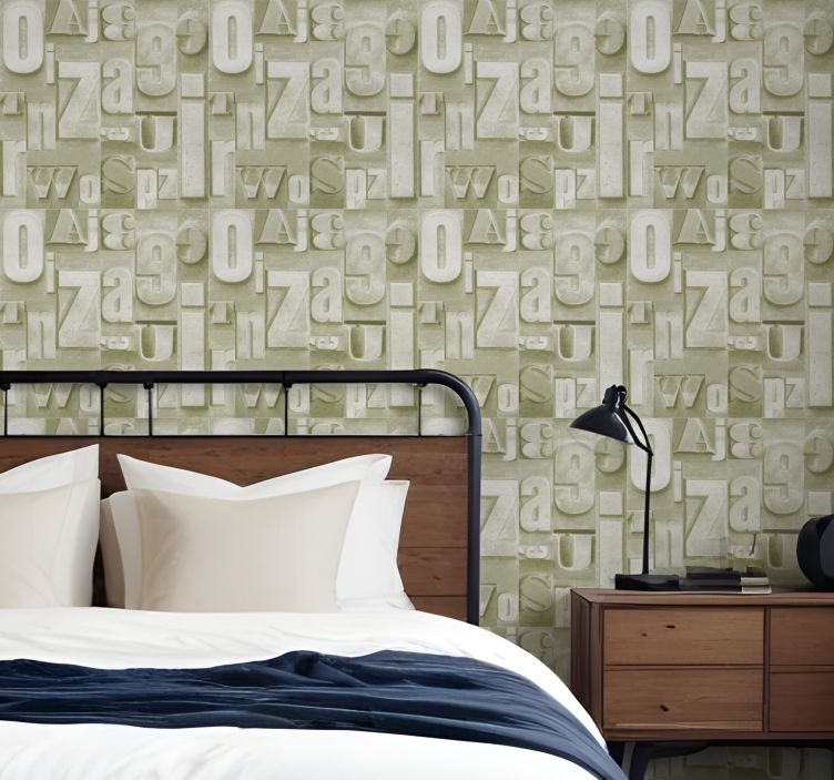 tapety s nápismi 3d priemyselný štýl - Tenstickers