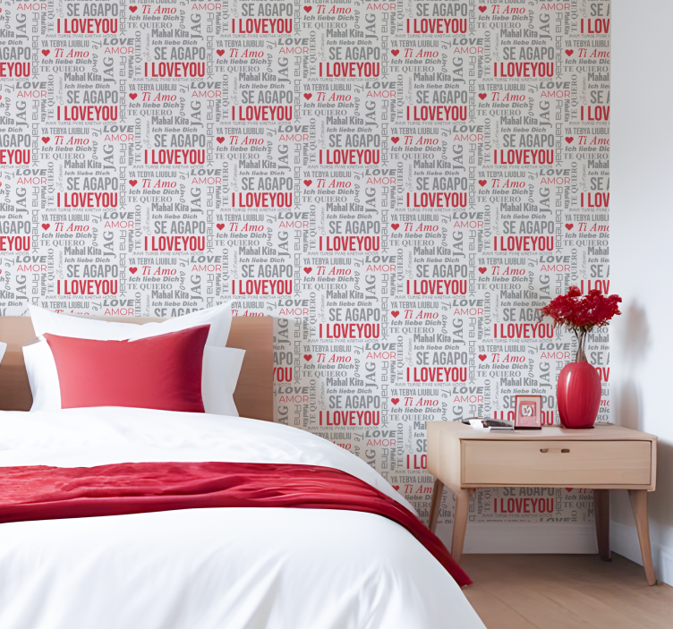 tapety s nápismi i love you rôzne jazyky - Tenstickers