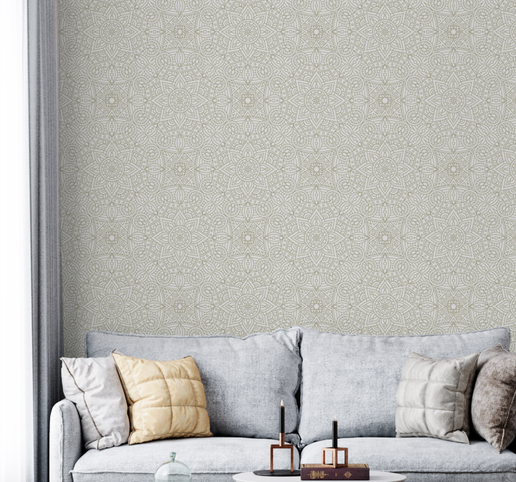 Tapety s ornamentami geometrické mandaly - Tenstickers