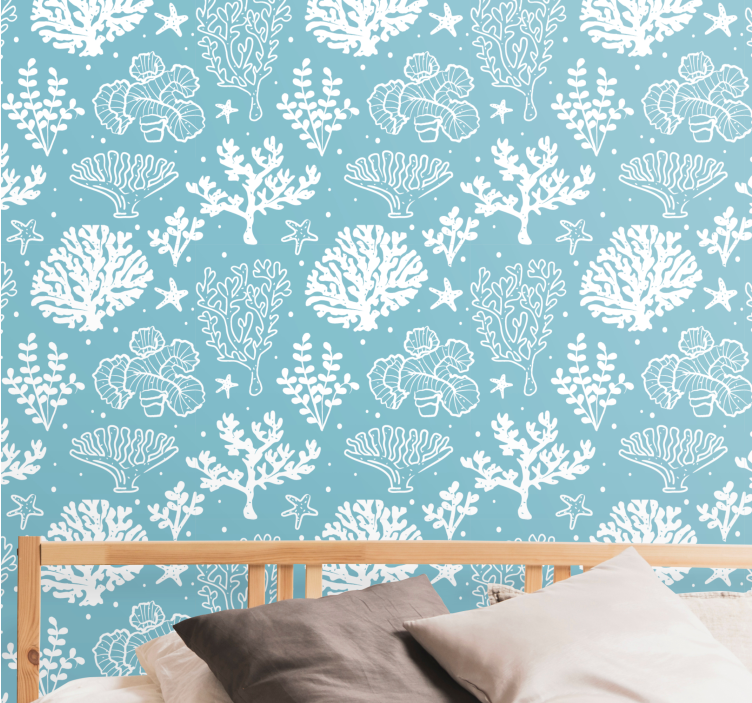 tapety s rybami podvodná botanika - Tenstickers