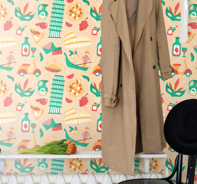 umelecké tapety motívy kultúrnej kuchyne - Tenstickers