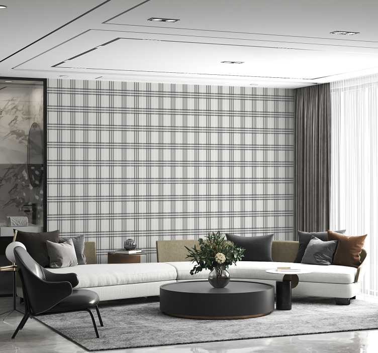 tapety so štvorcami prekladaný vzor - Tenstickers