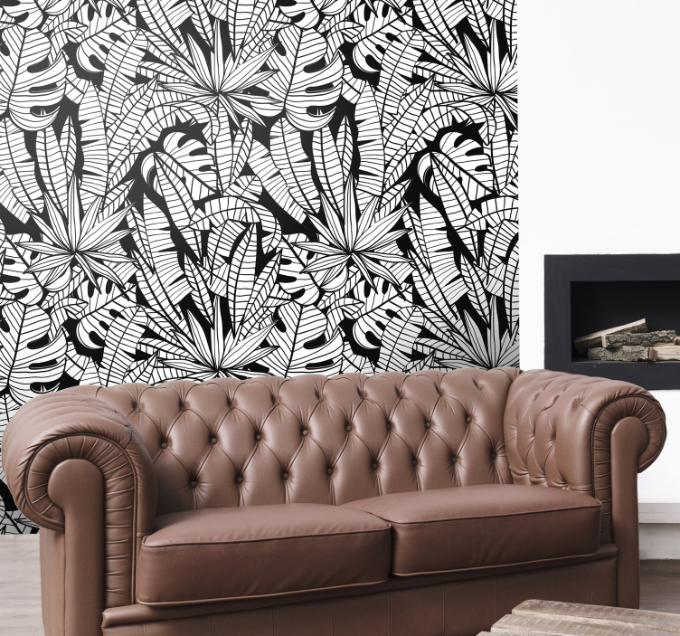 Tropické listy džungle tapety - Tenstickers