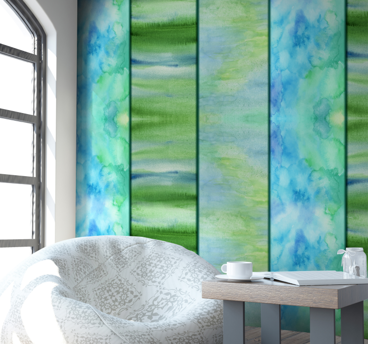 Tyrkysové rieky abstraktné tapety - Tenstickers