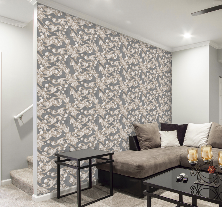 Okrasná tapeta belle grise - Tenstickers