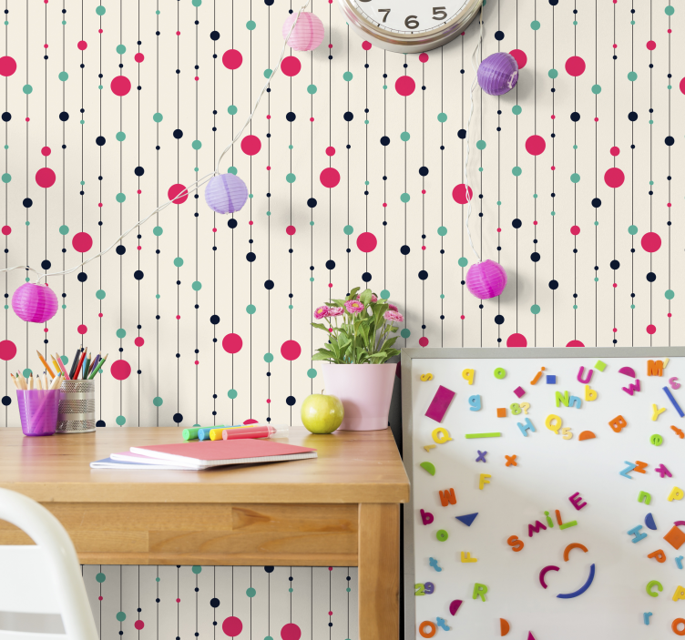 Zábava polka dot tapeta pre vás! - Tenstickers