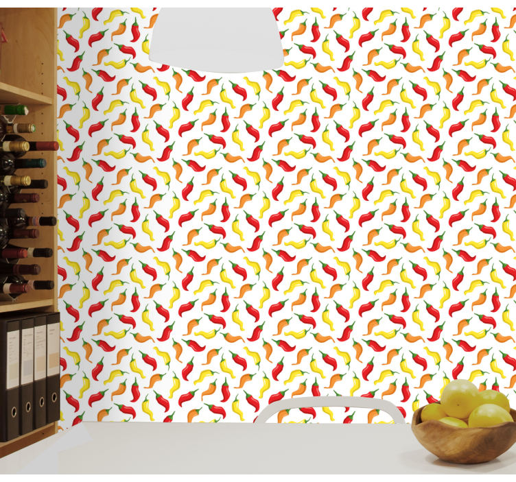 Tapety zo žltej, oranžovej zeleniny a papriky - Tenstickers