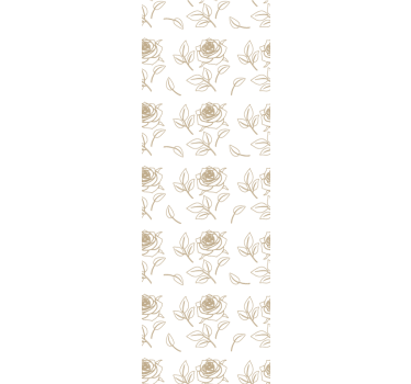 tapety na stenu kvety elegantné vzory ruží - Tenstickers
