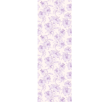 tapety na stenu kvety elegantný fialový motív - Tenstickers