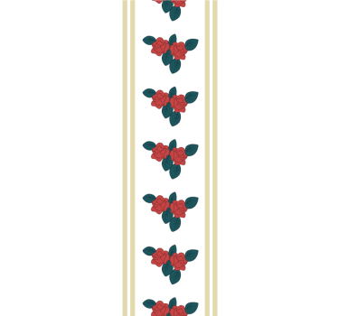 tapety na stenu kvety elegantný motív ruže - Tenstickers
