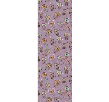 tapety na stenu kvety náplasť ľudového umenia - Tenstickers