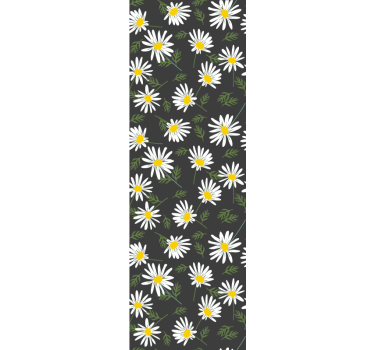 tapety na stenu kvety sedmokrásky a listy - Tenstickers